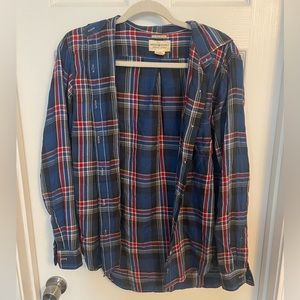 Ralph Lauren blue and red flannel. Size small